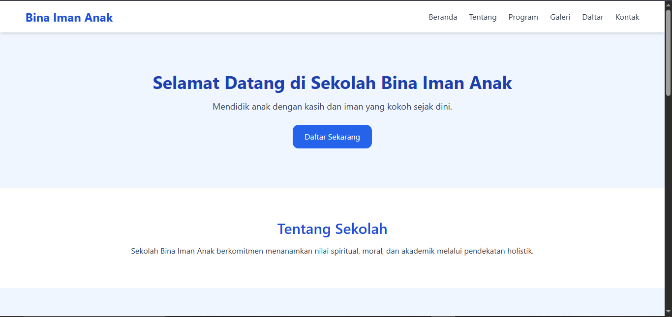 Website Sekolah